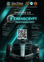 Forenscrypt 2026 Cybersecurity and Digital forensics Competition Poster